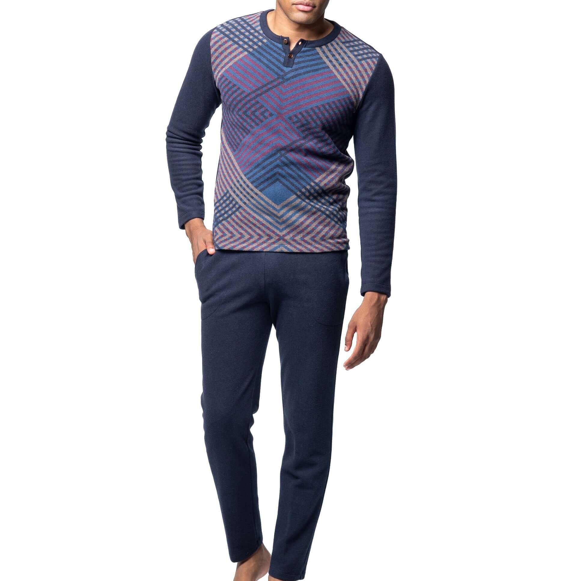 Pijama de hombre Egatex 252629 Marino