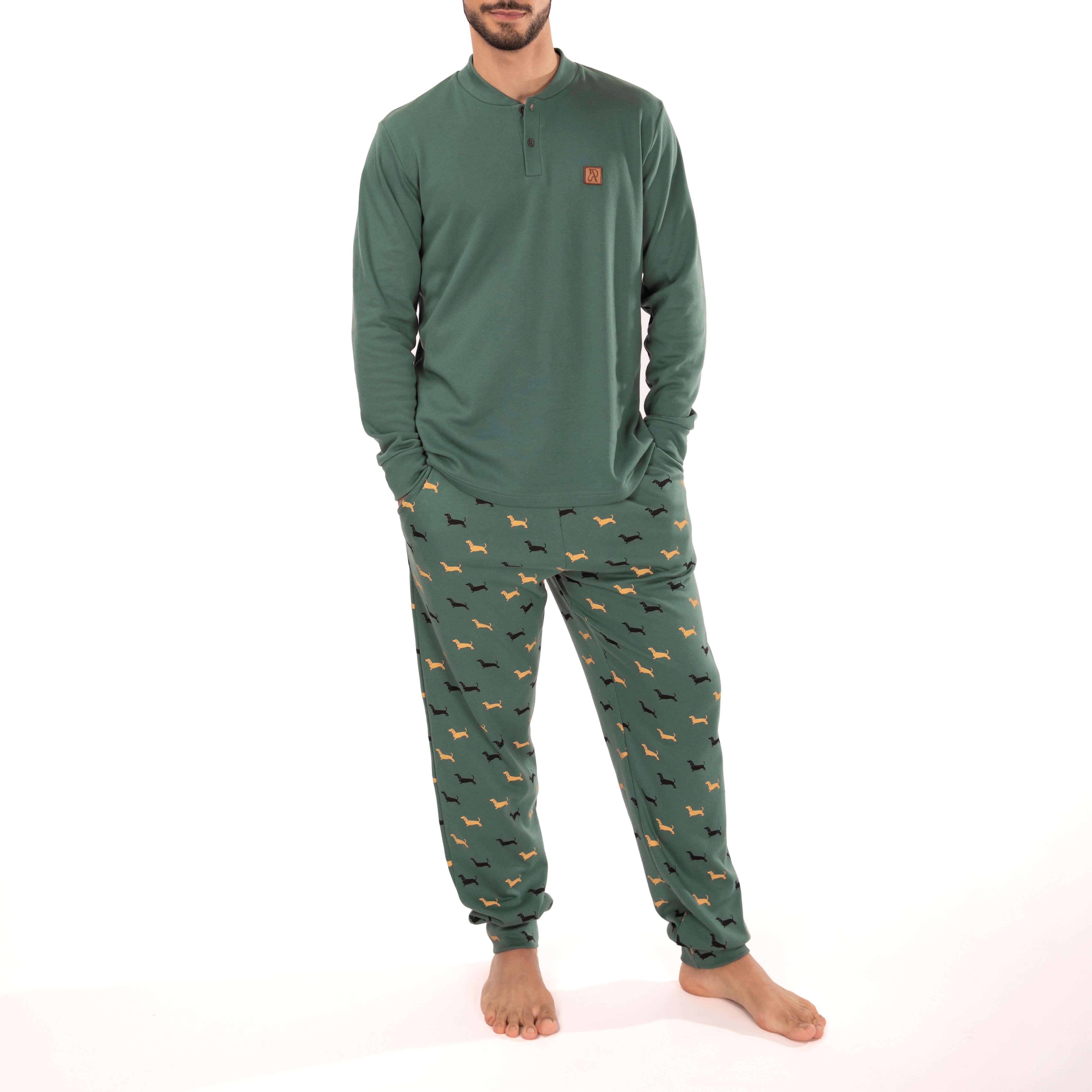 Pijama de hombre Rachas & Abreu 25452 Verde