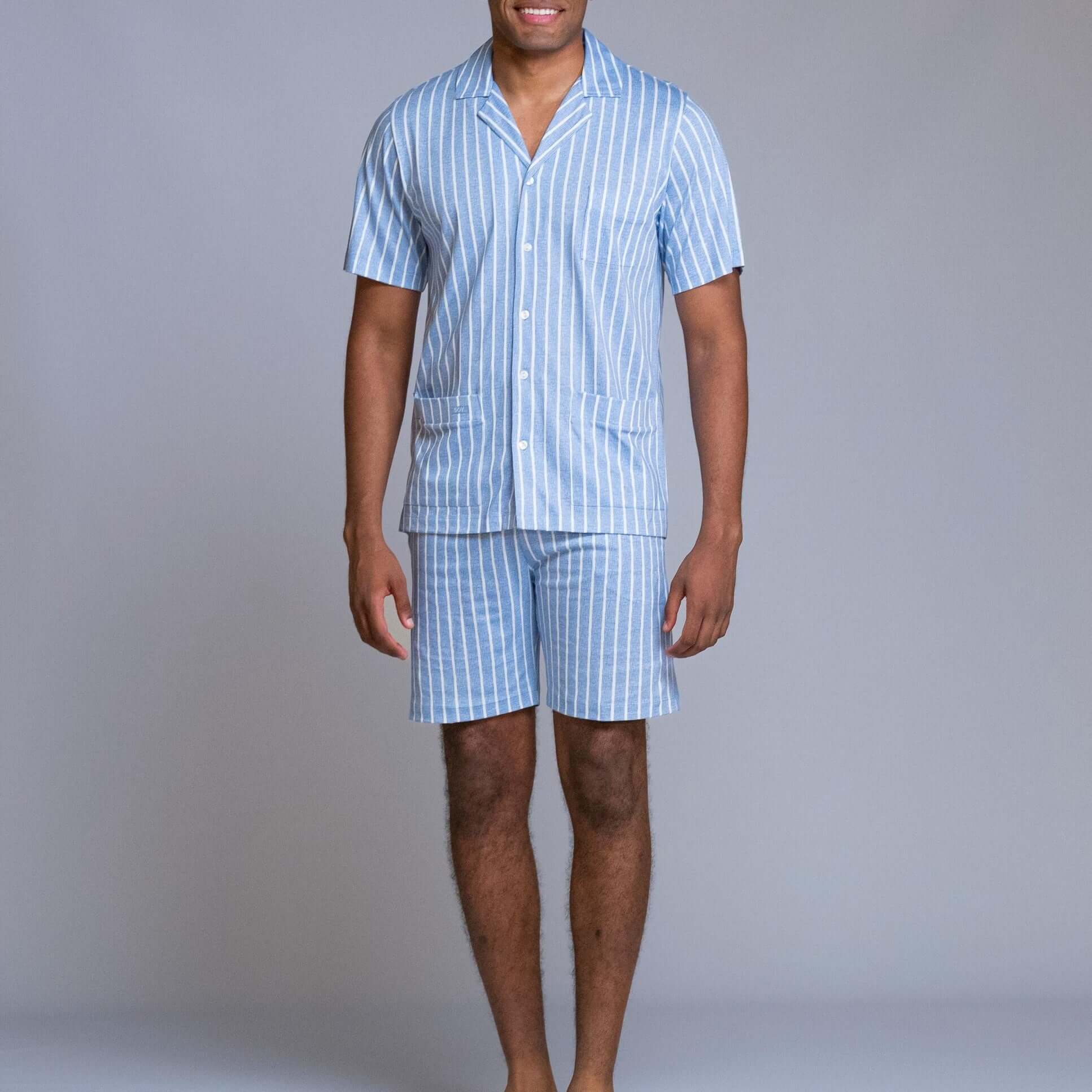 Pijama corto hombre Egatex 261632 Azul