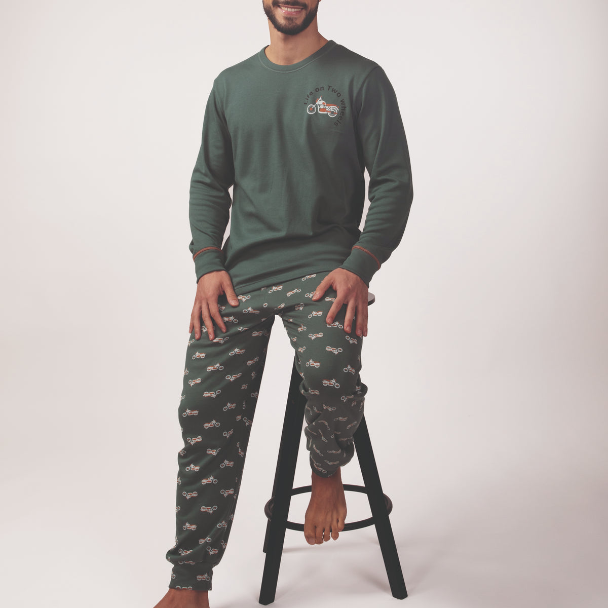 Pijama hombre Rachas & Abreu 26455 Verde