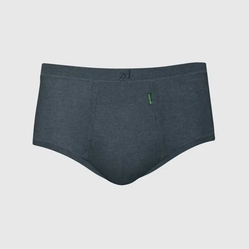 Calzoncillos ZD Slip abierto Senior algodón egipcio grafito