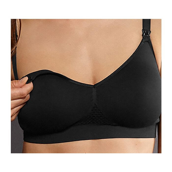 Sujetador de lactancia sin aros 5096 Seamless Negro