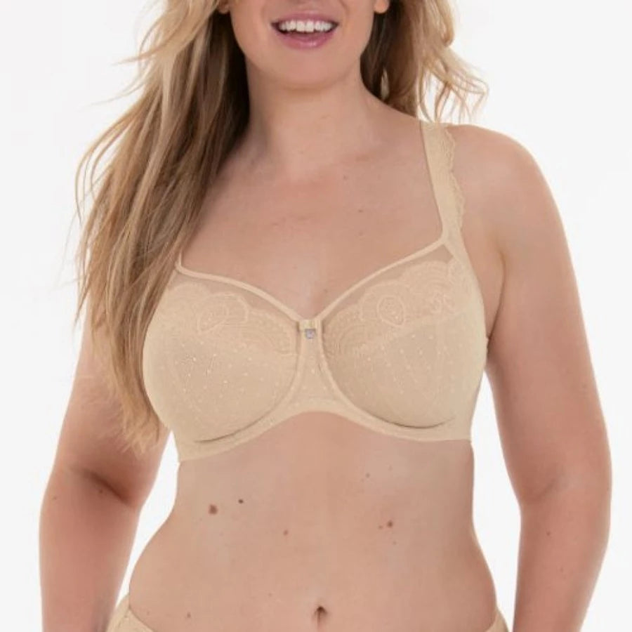 Sujetador Rosa Faia con aros 5635 Selma Copas grandes Desert