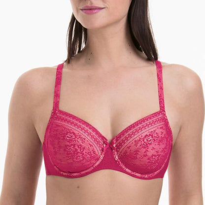 Sujetador Rosa Faia con aros 5653 Fleur - Corseteria Lita