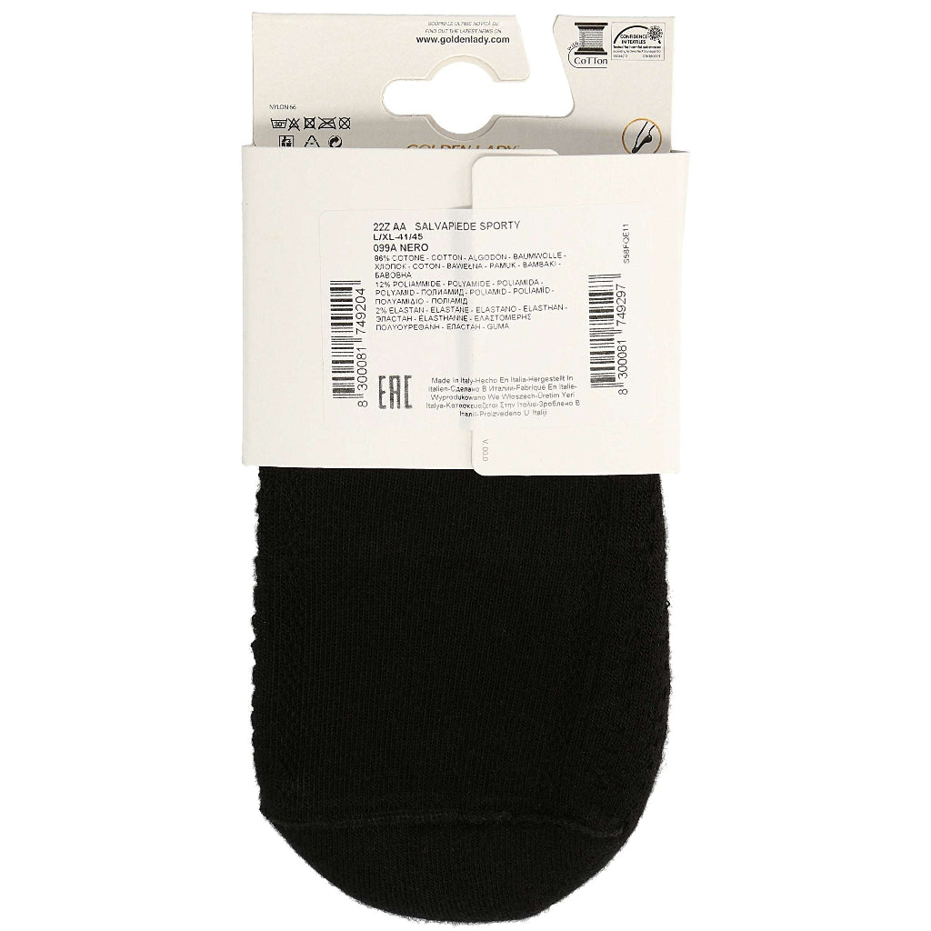 Calcetines Unisex algodón picky Golden Lady Sporty Negro