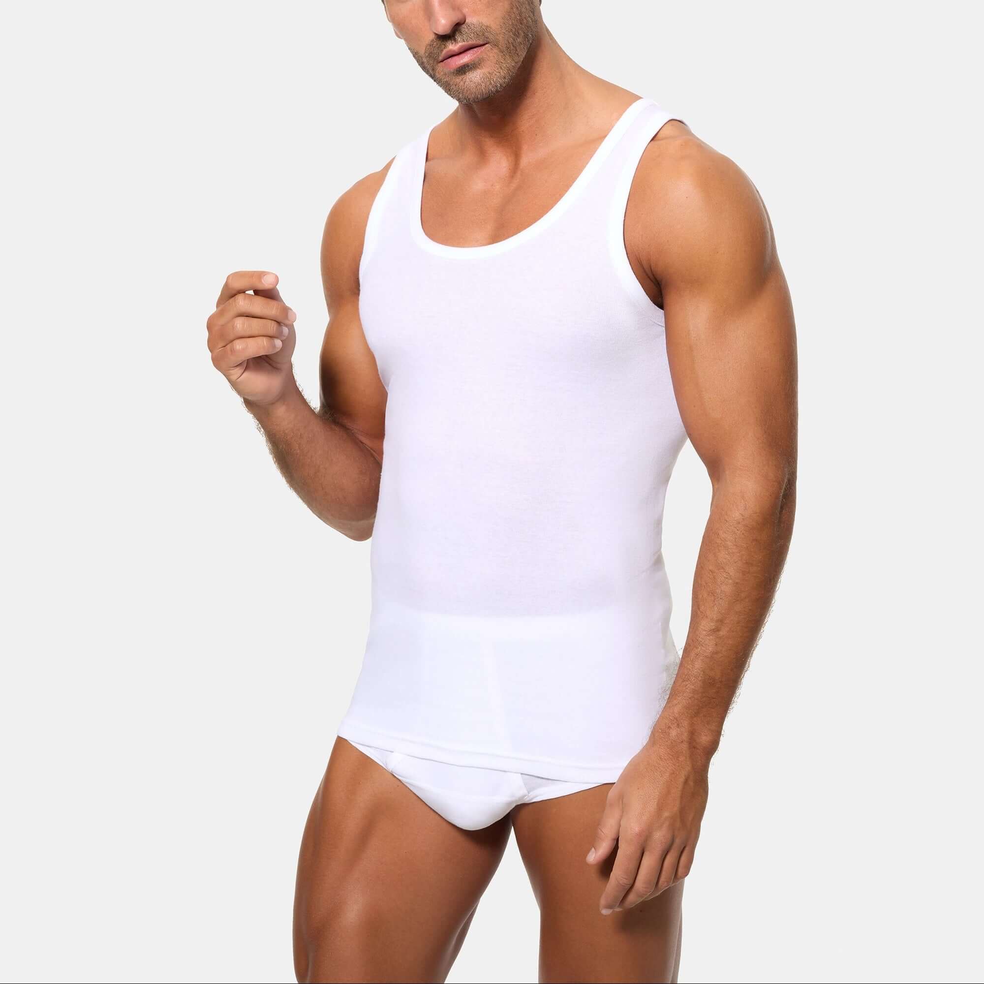 Camiseta interior de tirantes de hombre Abanderado 0300