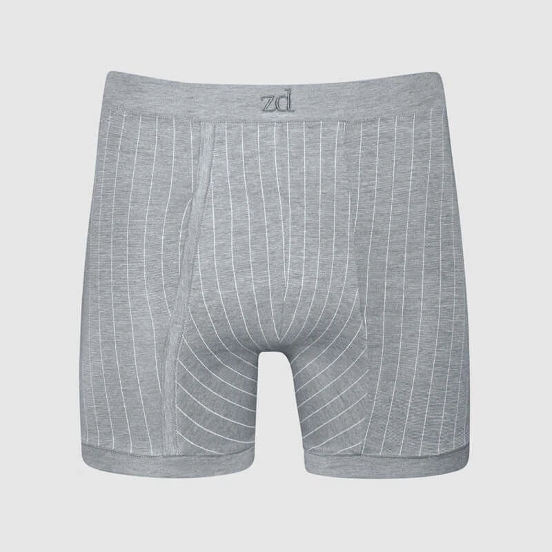 Calzoncillos ZD boxer abierto Helios diplomático algodón egipcio Grey