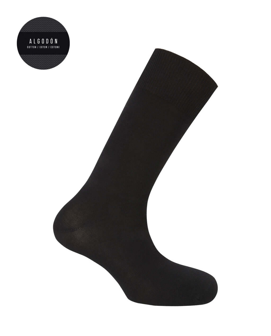 Calcetines unisex Algodón Punto Blanco 13454-10 39-44 Black