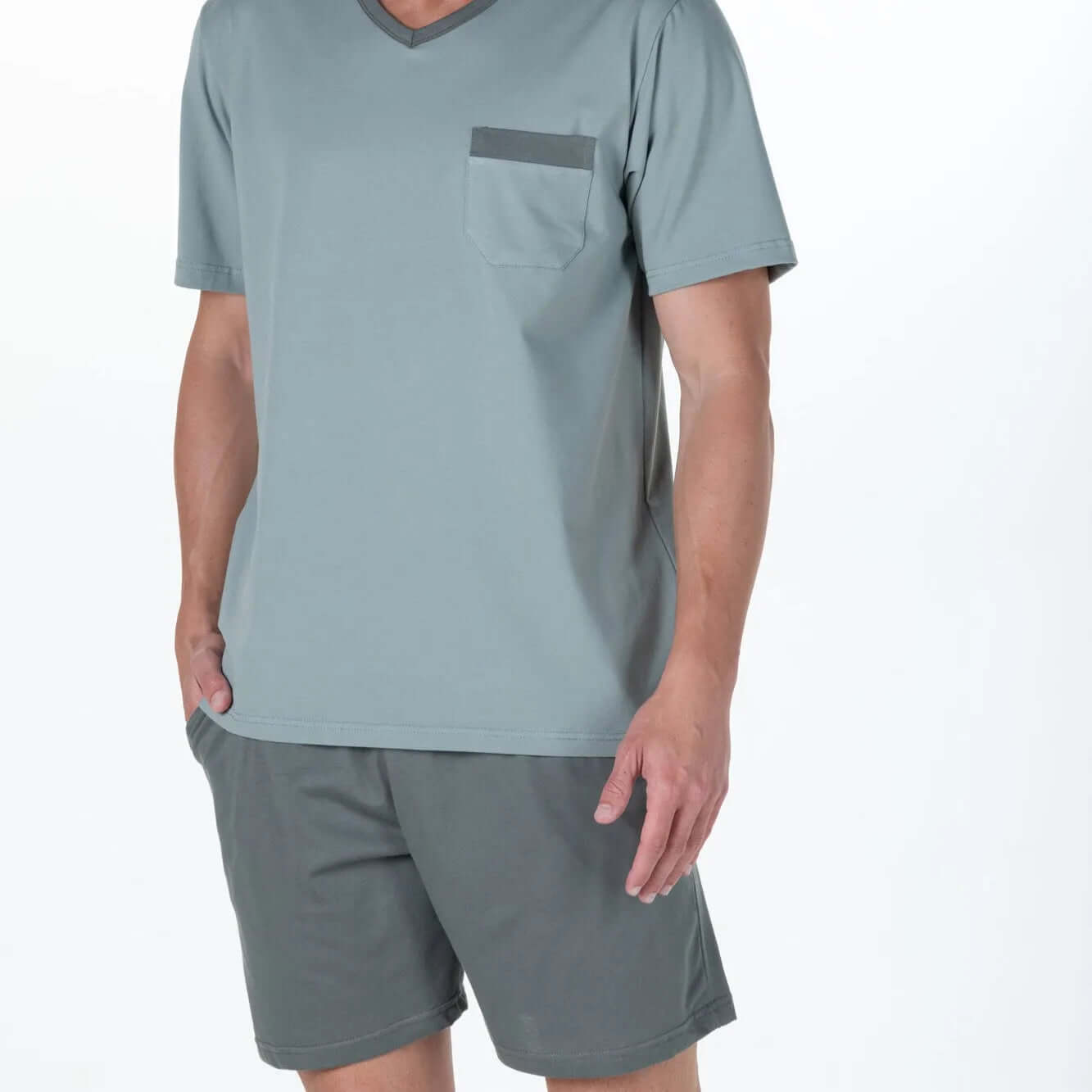 Pijama corto hombre Rachas & Abreu 25421