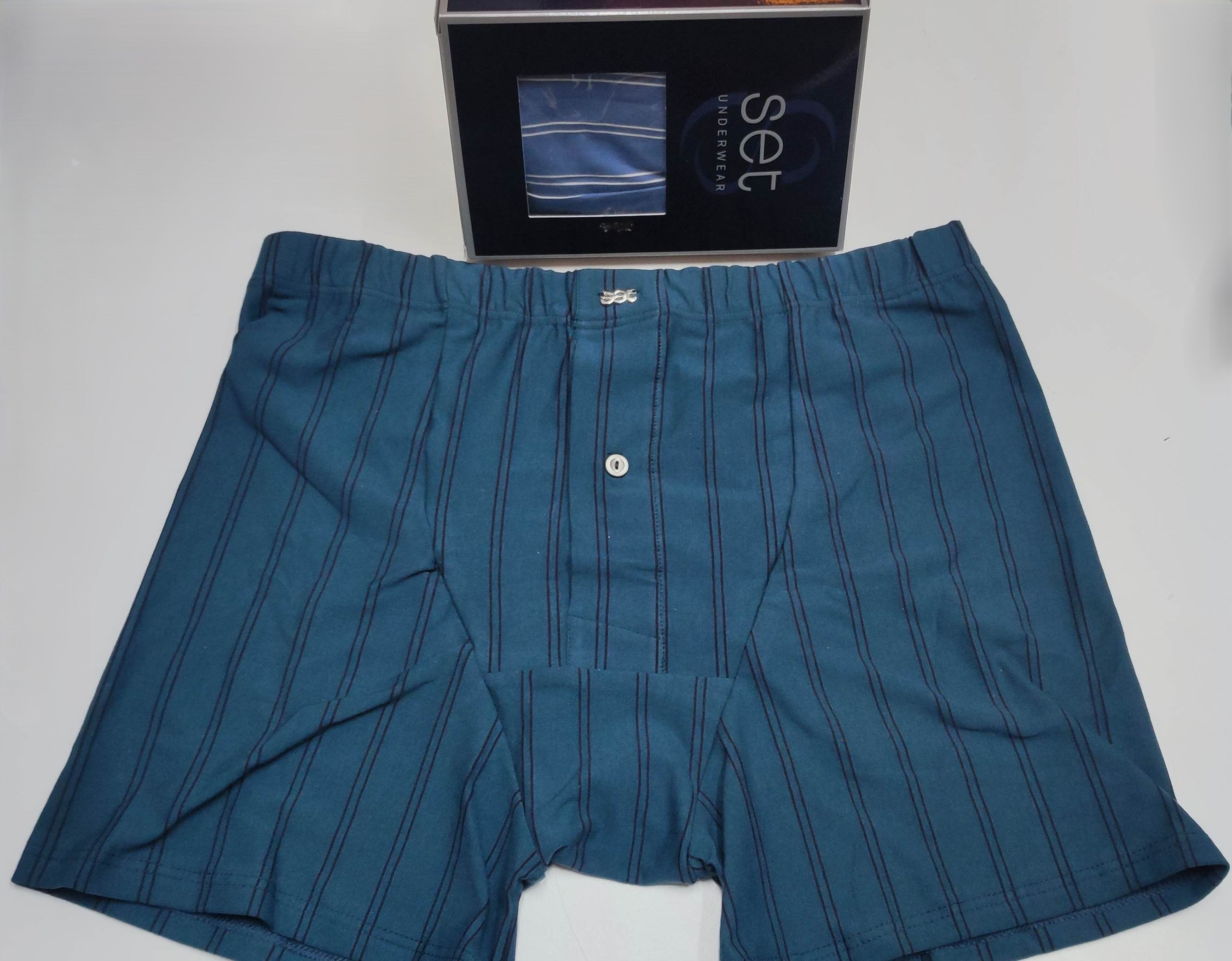 Calzoncillos boxer con bragueta SET 19484 Oceano