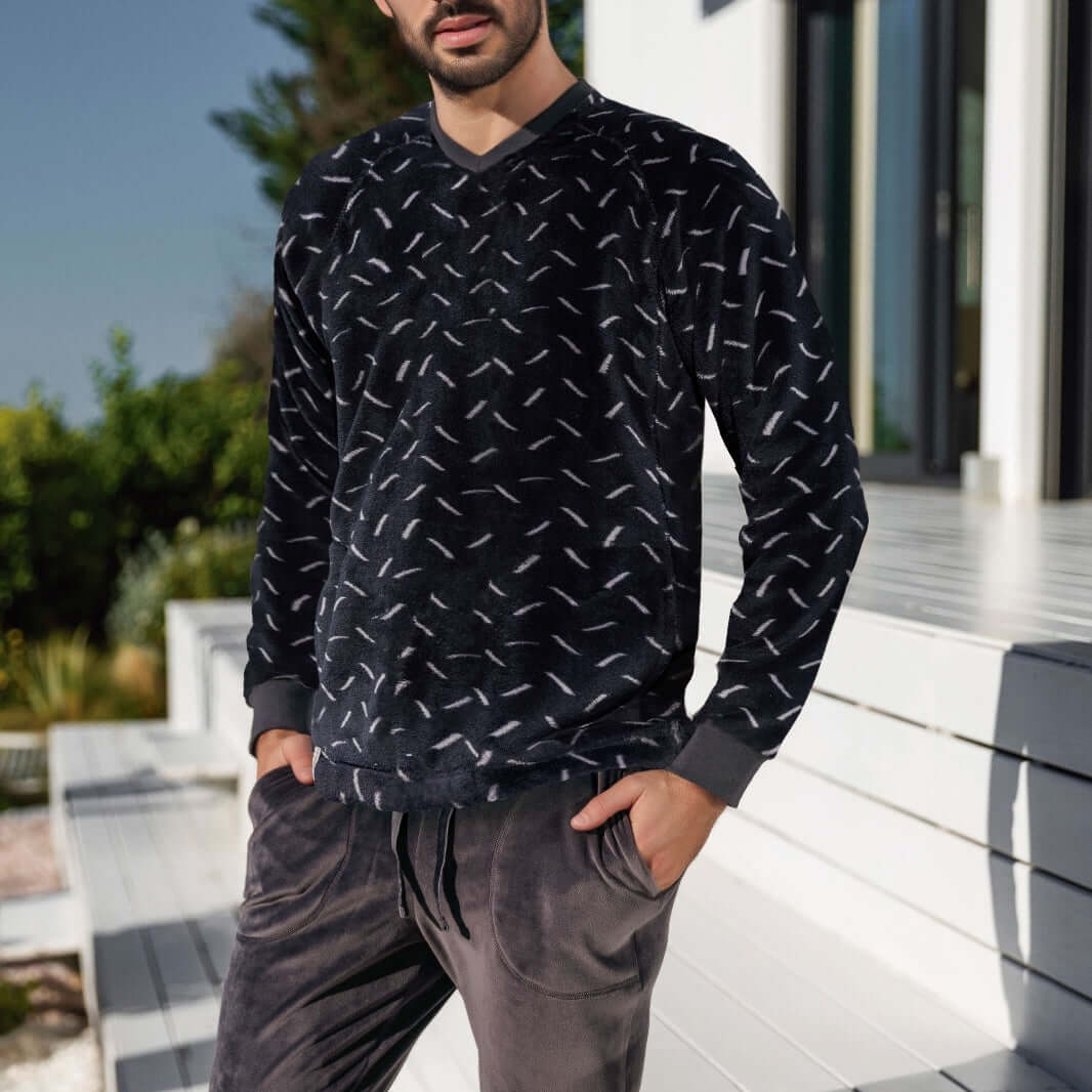 Pijama hombre Barandi Tyler Black L