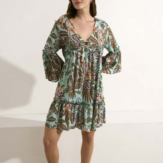 Vestido Selmark BL998 Turquesa