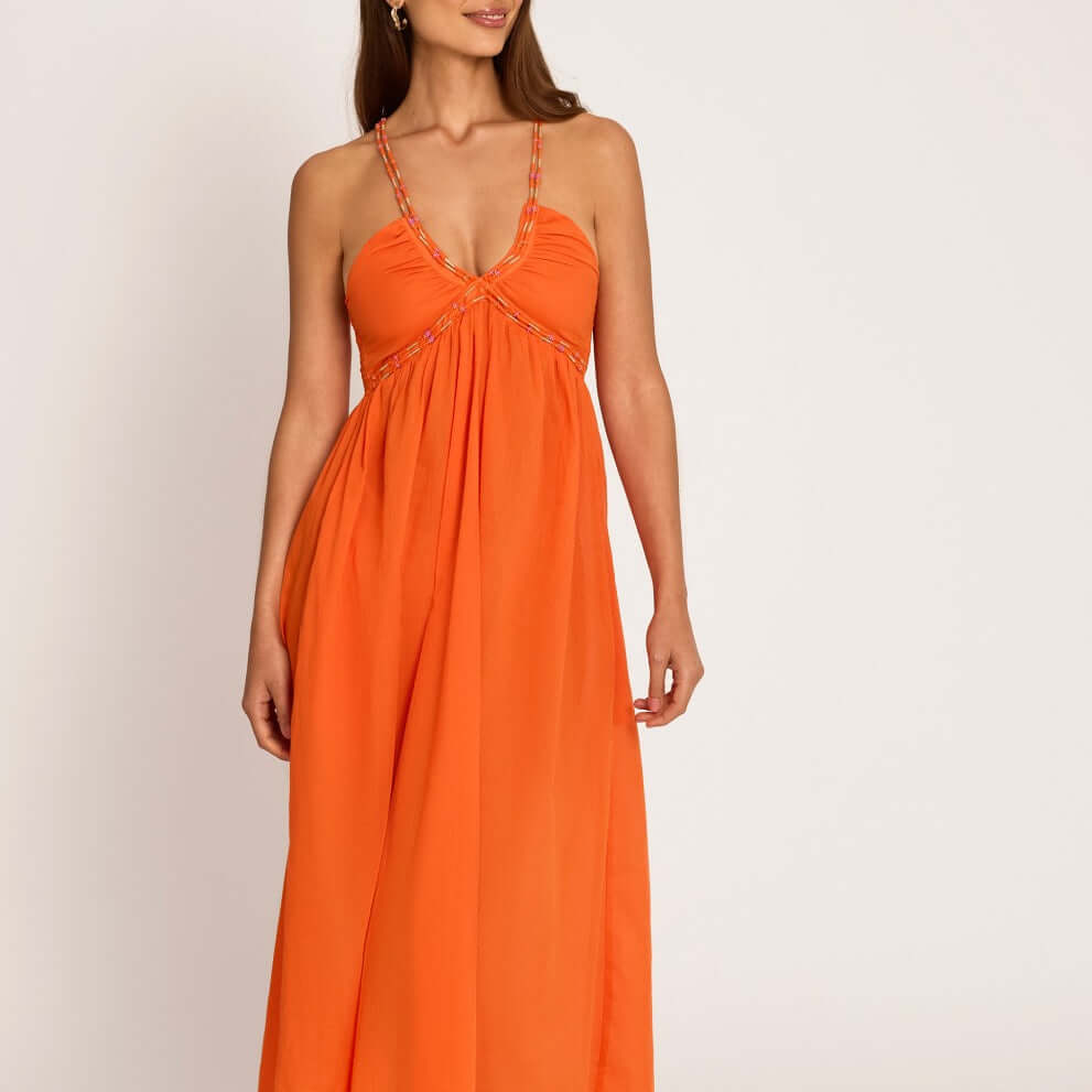 Vestido Selmark BO696 Naranja