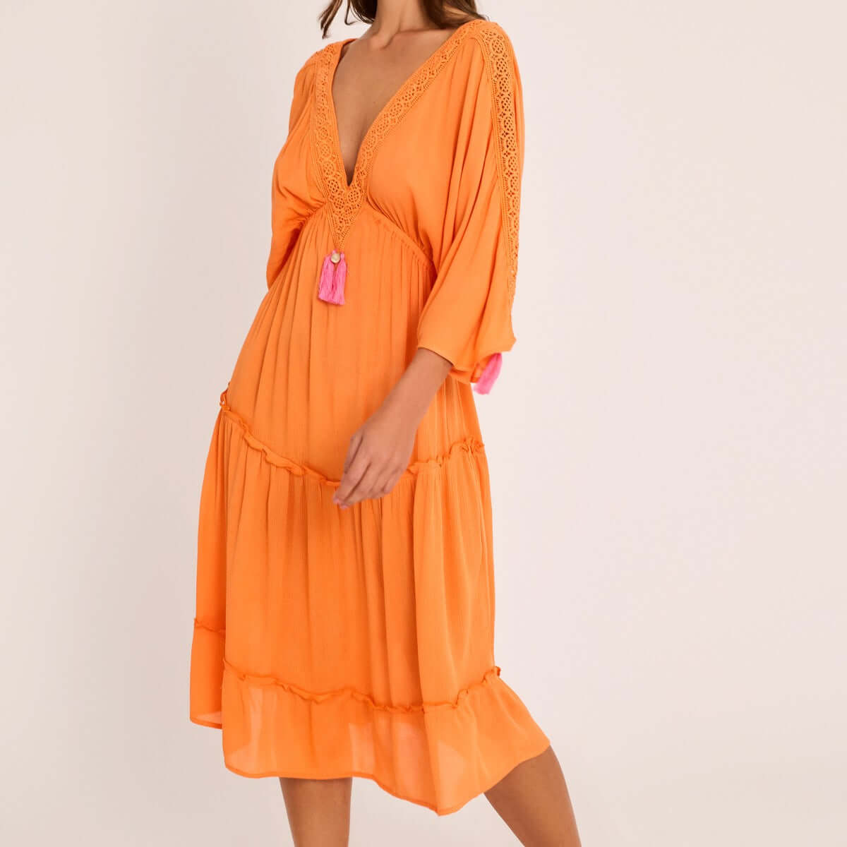 Vestido Selmark BO195 Naranja
