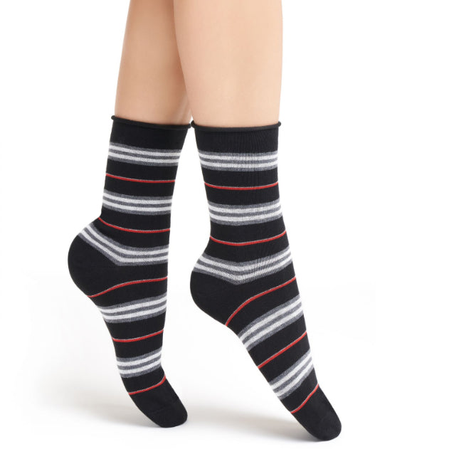 Calcetines mujer tobilleros Golden Lady 146 ooo Unica Negro