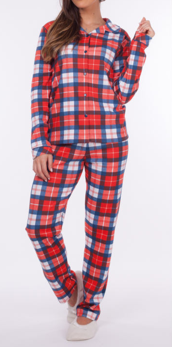 Pijamas mujer Rachas & Abreu 20367 Rojo ⭐⭐⭐✩✩