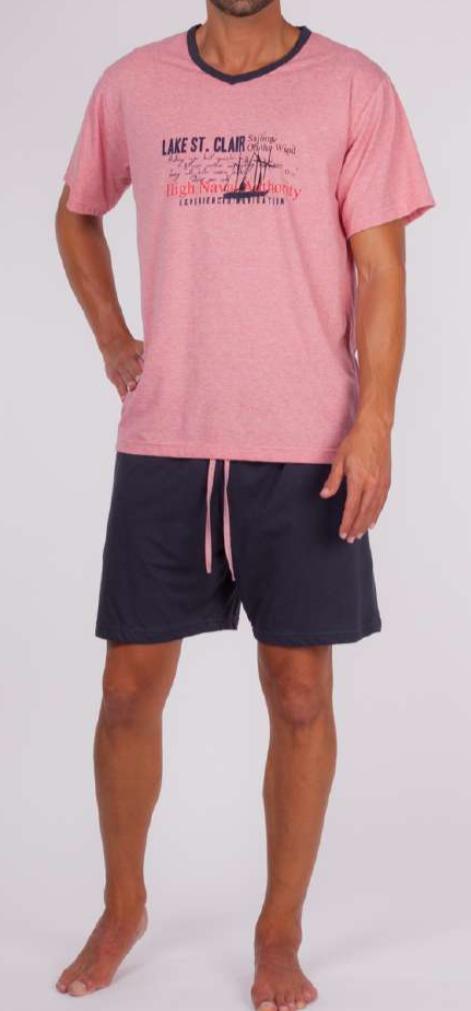 Pijama hombre corto Rachas & Abreu 21405 S Coral