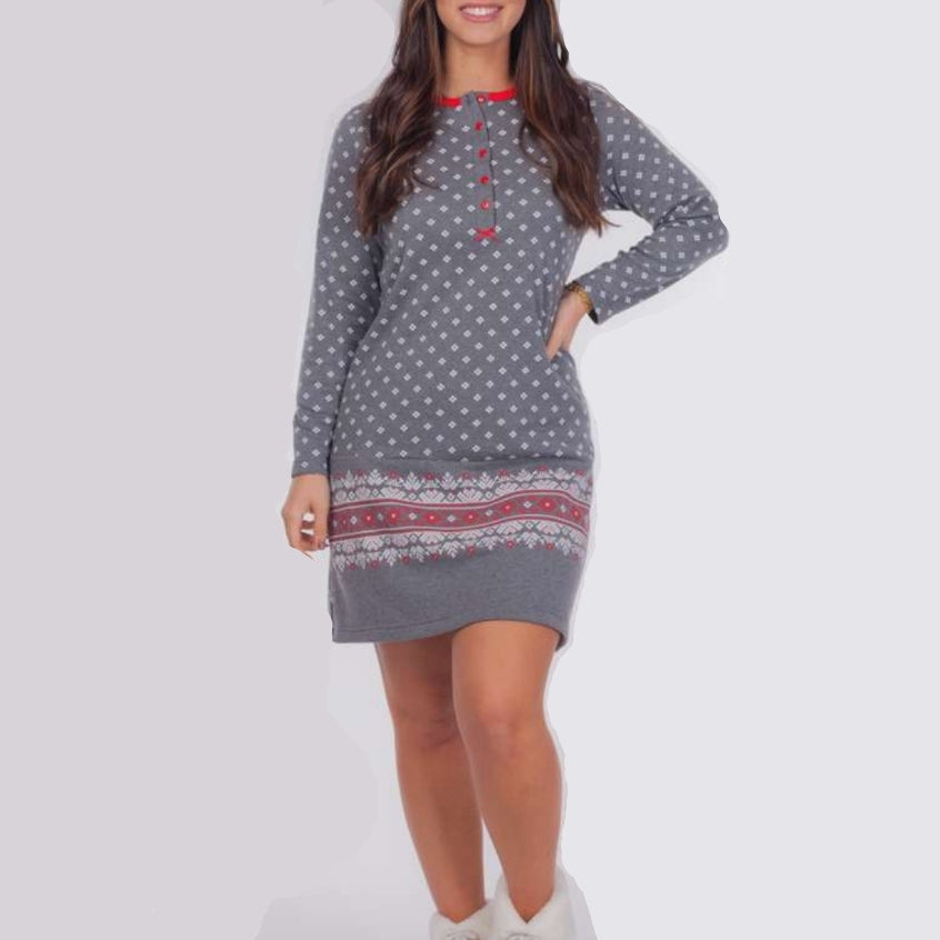 Camisolas de mujer Rachas & Abreu 22250 Gris oscuro ⭐⭐⭐✩✩