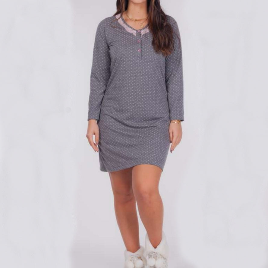 Camisolas de mujer Rachas & Abreu 22263 Gris oscuro ⭐⭐⭐✩✩