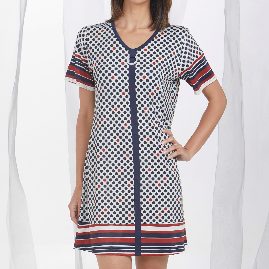 Vestido de verano CUE 32923 Azul